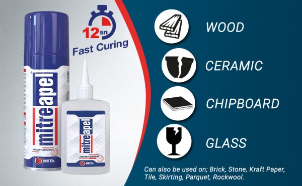 MITREAPEL 200 ml Super CA Glue with Spray Adhesive Activator - Apel USA